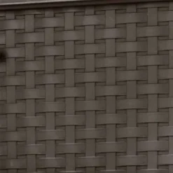 Sterilite 3 Drawer Wicker Weave Decorative Storage Organization Container Cabinet Tower With Driftwood Handles, Espresso (4 Pack) -IRIS Storage Deals Store GUEST 9e53d3a7 8198 4e59 bfa6 4232ea3b9895