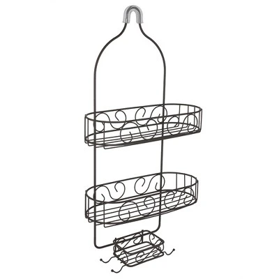 Home Basics Scroll Shower Caddy 1 Home Basics Scroll Shower Caddy