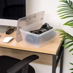 IRIS Snap Top Plastic Storage Bin -IRIS Storage Deals Store GUEST 9ebbd61d fa72 4914 a604 fb5e0b1cee29