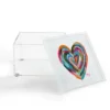 EttaVee Art Heart No1 4" X 4" Acrylic Box - Deny Designs