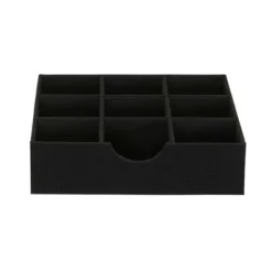 Household Essentials Set Of 2 9-Section Drawer Trays Black Linen 12 Household Essentials Set Of 2 9-Section Drawer Trays Black Linen -IRIS Storage Deals Store GUEST 9fa522f3 60d1 459b b03b 45fc00a17755