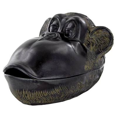 Design Toscano Monkey Trove Sculptural Trinket Box 2 Design Toscano Monkey Trove Sculptural Trinket Box - Image 2