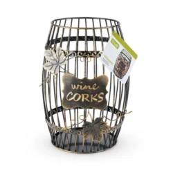 True Display Wine Kitchen, Barrel Cage Holder Collector Decorative Vino Cork Storage Box Container Gift, Set Of 1, Brown -IRIS Storage Deals Store GUEST a119d312 4aec 4e54 9290 9db5d78fd439