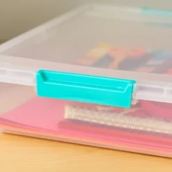 IRIS USA 6qt Modular Plastic Storage Container Latching Box -IRIS Storage Deals Store GUEST a18d05a3 ebf2 45c9 b4ae b98905c26f7a