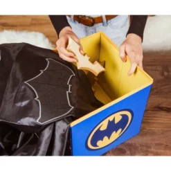 Ukonic DC Comics Batman Logo Storage Bin Cube Organizer | 11 Inches -IRIS Storage Deals Store GUEST a1eb1e14 6ea9 49c7 99d9 8c21848989e4