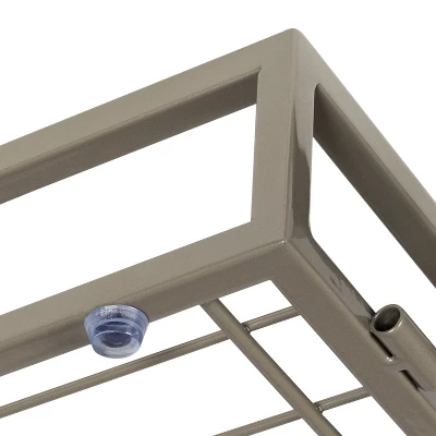 Honey-Can-Do Over-The-Toilet Paper And Storage Tray Silver 3 Honey-Can-Do Over-The-Toilet Paper And Storage Tray Silver - Image 3