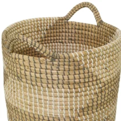 Set Of 3 Seagrass Storage Baskets Natural - Olivia & May 6 Set Of 3 Seagrass Storage Baskets Natural - Olivia & May -IRIS Storage Deals Store GUEST a22d5ac8 d713 4489 8d77 6ce8f92f30d6
