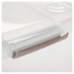 IRIS 40qt Underbed Plastic Storage Container With Lid And Durable Buckles Clear -IRIS Storage Deals Store GUEST a2d8305e 24b9 46c1 a9a7 4fd7c5895769