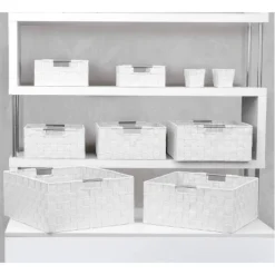 Sorbus 9pc Weave Basket Set White 9 Sorbus 9pc Weave Basket Set White -IRIS Storage Deals Store GUEST a30a9f40 0368 451b bc14 2b3bf8c9991d