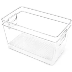 MPM 4 Packs Transparent Plastic Bins Storage Box, Deep Plastic Bins, Great Organization For Home Storage, Kitchen Cabine -IRIS Storage Deals Store GUEST a31d5a72 8f8d 4e8d a026 9002d9bae27c