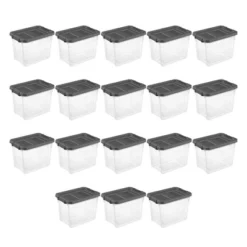 Sterilite 30 Quart Clear Plastic Stackable Storage Container Bin Box Tote With Grey Latching Lid Organizing Solution For Home & Classroom 13 Sterilite 30 Quart Clear Plastic Stackable Storage Container Bin Box Tote With Grey Latching Lid Organizing Solution For Home & Classroom -IRIS Storage Deals Store GUEST a33039d6 121e 49aa bc4c 261792be1691