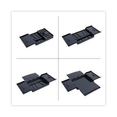UNIVERSAL Collapsible Crate 17 1/4 X 14 1/4 X 10 1/2 Black/Gray 2/Pack 40010 2 UNIVERSAL Collapsible Crate 17 1/4 X 14 1/4 X 10 1/2 Black/Gray 2/Pack 40010 - Image 2