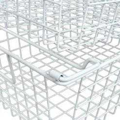 Set Of 3 Storage Bins - Basket Set For Toy, Kitchen, Closet, And Bathroom Storage - Small, Medium, And Large Shelf Organizers By Home-Complete (White) -IRIS Storage Deals Store GUEST a35ed276 4b64 439f b37a 76471a1b437d