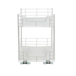 Household Essentials 12" 2-Tier Pantry Organizer White -IRIS Storage Deals Store GUEST a3f93eb3 f3ee 4009 9d1b d67c5191112e