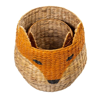 Honey-Can-Do Fox Shaped Basket Set 2 Honey-Can-Do Fox Shaped Basket Set - Image 2