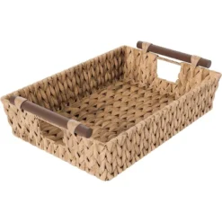 American Atelier Water Hyacinth Wicker Basket With Carry Handles, Rectangular Woven Storage Baskets, Laundry Storage Or Pantry Bin 14 American Atelier Water Hyacinth Wicker Basket With Carry Handles, Rectangular Woven Storage Baskets, Laundry Storage Or Pantry Bin -IRIS Storage Deals Store GUEST a5cda5ce d8db 45be b098 6721097da0a0