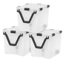 IRIS USA WEATHERPRO Airtight Plastic Storage Bin With Lid And Seal And Secure Latching Buckles -IRIS Storage Deals Store GUEST a5e9f7bb 6ad6 40bf ba2e 89b9f6cb50ab