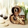 Juvale Wine Cork Holder, Ampersand Monogram Wall Mount, Wood Home Décor (10 X 2.5 X 11.75 In)