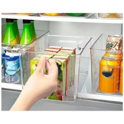 MPM 4 Packs Transparent Plastic Bins Storage Box, Deep Plastic Bins, Great Organization For Home Storage, Kitchen Cabine -IRIS Storage Deals Store GUEST a6ab31f2 4501 4fc3 bb33 5fc7696a61d5