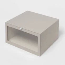 Hardside Fabric Front Open Bin Gray - Brightroom™ -IRIS Storage Deals Store GUEST a6f2fd32 5b4d 49c9 b59b eb2fbb5fd1b8