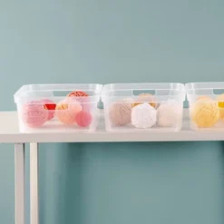 Sterilite 5.25 X 12.25 X 15 Inch Medium Modern Storage Bin W/ Comfortable Carry Through Handles & Banded Rim For Household Organization, Clear 16 Pack 6 Sterilite 5.25 X 12.25 X 15 Inch Medium Modern Storage Bin W/ Comfortable Carry Through Handles & Banded Rim For Household Organization, Clear 16 Pack -IRIS Storage Deals Store GUEST a6f46da4 51bd 4308 857f 764b2b70ebcb