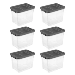 Sterilite 30 Quart Clear Plastic Stackable Storage Container Bin Box Tote With Grey Latching Lid Organizing Solution For Home & Classroom 14 Sterilite 30 Quart Clear Plastic Stackable Storage Container Bin Box Tote With Grey Latching Lid Organizing Solution For Home & Classroom -IRIS Storage Deals Store GUEST a735998d 6a62 413e 893a 865d50603b37