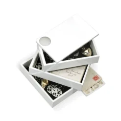 Spindle Jewelry Storage Box White - Umbra -IRIS Storage Deals Store GUEST a75524ec e4ef 4565 8de4 942d6a7e68cd