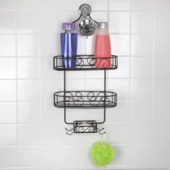 Home Basics Scroll Shower Caddy 5 Home Basics Scroll Shower Caddy -IRIS Storage Deals Store GUEST a76ed477 93b1 45aa 86e2 b2c6279c8ae4