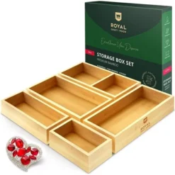 Royal Craft Wood Universal Bamboo Storage Box Set 15 Royal Craft Wood Universal Bamboo Storage Box Set -IRIS Storage Deals Store GUEST a7e58c18 6d88 4964 b438 d52bad1fcc20