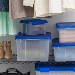 IRIS WeatherPro Plastic Storage Bin With Lid -IRIS Storage Deals Store GUEST a7f1681e e353 4819 b4db dbff75f0ddae