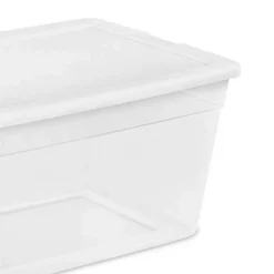 Sterilite 90 Quart Storage Box Container With Clear Base & White Lid -IRIS Storage Deals Store GUEST a81f6205 db75 476f 9bdf 1b537ff3e356