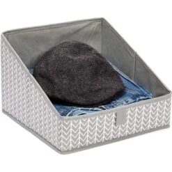 Juvale 3 Pack Non Woven Baskets, Closet Organization Bins For Home Storage (Grey, 11.4 X 11.4 X 7.9 In) -IRIS Storage Deals Store GUEST a871ae1f c986 42fb bc69 84a3ec296b05