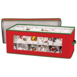 Household Essentials 36 Pocket Ornament Chest Red 12 Household Essentials 36 Pocket Ornament Chest Red -IRIS Storage Deals Store GUEST a8be5f03 c18f 4a06 b278 6b46b7f1f7cd