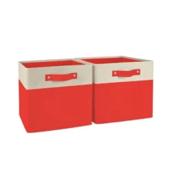 2pc Kids' 10.5" Two-Toned Folding Storage Bin Set - RiverRidge Home -IRIS Storage Deals Store GUEST a8eac66a 9058 4bec 85c5 19ae38a31c4e