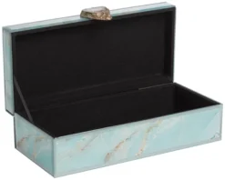 Parisian Shiny Blue Agate Glass Decorative Boxes Set Of 2 11 Parisian Shiny Blue Agate Glass Decorative Boxes Set Of 2 -IRIS Storage Deals Store GUEST a99e160c 17f6 4d9d a192 0c01f3c4d263