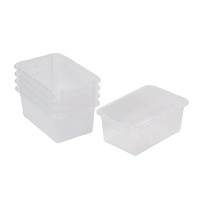 Educator Direct Scoop Front Multipurpose Storage Bins, Cubby Compatible, 5-Piece 13 Educator Direct Scoop Front Multipurpose Storage Bins, Cubby Compatible, 5-Piece - Image 13