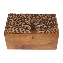 Set Of 3 Rustic Carved Mango Wood Boxes - Olivia & May 25 Set Of 3 Rustic Carved Mango Wood Boxes - Olivia & May -IRIS Storage Deals Store GUEST ab86b07b f781 42a8 8897 7aefc4ce487b