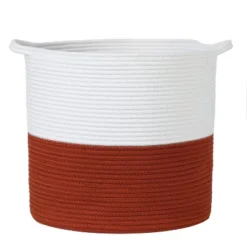 Midlee Rust & White Rope Toys Basket 8 Midlee Rust & White Rope Toys Basket -IRIS Storage Deals Store GUEST abffceca d36e 48e5 bc82 4bc396322ecd