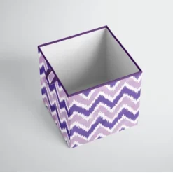 Bacati - MixNMatch Purple Storage Box Small