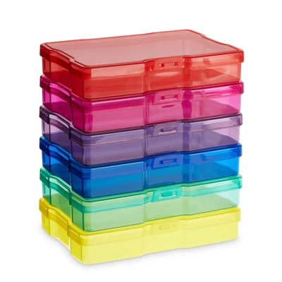 Paper Junkie 4 X 6 Inch Photo Storage Box With 6 Inner Cases, Plastic Box For Stickers, Crafts, Seeds, Craft Organizers And Storage (7 Pieces) 6 Paper Junkie 4 X 6 Inch Photo Storage Box With 6 Inner Cases, Plastic Box For Stickers, Crafts, Seeds, Craft Organizers And Storage (7 Pieces) - Image 6