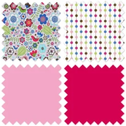 Bacati - Botanical Pink Storage Box Large -IRIS Storage Deals Store GUEST af527a06 8d41 4b1c b881 97c19c102057