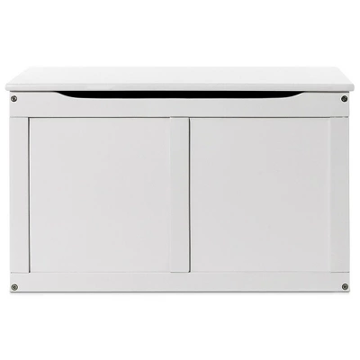 Costway Wooden Kids Toy Storage Box Sitting Top Chest Organizer Large Bin Boys & Girls 9 Costway Wooden Kids Toy Storage Box Sitting Top Chest Organizer Large Bin Boys & Girls - Image 9