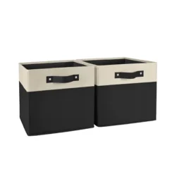 2pc Kids' 10.5" Two-Toned Folding Storage Bin Set - RiverRidge Home -IRIS Storage Deals Store GUEST b0cd9c0c 2716 47bb 9142 06532c147172