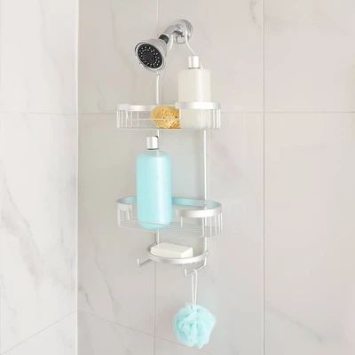 Three Tier Aries Rust Proof Aluminum Shower Caddy - Better Living Products 4 Three Tier Aries Rust Proof Aluminum Shower Caddy - Better Living Products - Image 4