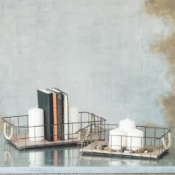 2pc Rectangle Rustic Wood And Metal Basket Set Brown - Stonebriar Collection 6 2pc Rectangle Rustic Wood And Metal Basket Set Brown - Stonebriar Collection -IRIS Storage Deals Store GUEST b1b955cb 63fc 49a9 93ba 9fe0a9f8537a