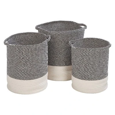Honey-Can-Do Cotton Rope Baskets 2 Honey-Can-Do Cotton Rope Baskets - Image 2