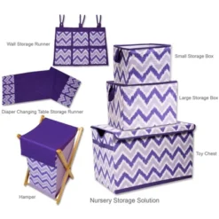 Bacati - Mix N Match Purple Storage Caddy -IRIS Storage Deals Store GUEST b2a776f1 370c 4eee b681 8bc772cb61d1