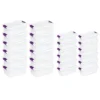 Sterilite 15 Quart Clear Plastic Storage Container Tote, 12 Pack, And 6 Quart Clear Plastic Storage Container Tote, 12 Pack For Household Organization