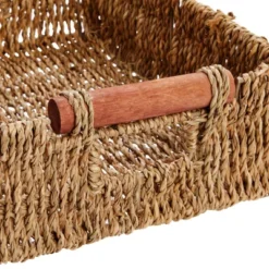 Juvale Set Of 3 Small Wicker Baskets For Storage, Woven Nesting Bins With Handles For Bathroom Towels And Toilet Paper Organization, Shelf 3 Sizes -IRIS Storage Deals Store GUEST b34aab0d c178 41e2 9e9d 80b4b617970a