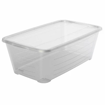 Life Story 6 Quart Rectangular Clear Plastic Protective Storage Shoe Box, 8 Pack 3 Life Story 6 Quart Rectangular Clear Plastic Protective Storage Shoe Box, 8 Pack - Image 3